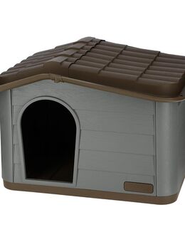 Kerbl Pet Katzenhaus Paola Eco - blau / grau: L 75 x B 59 x H 55 cm