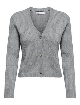 ONLY Strickjacke ONLKATIA LS CABLE V-NECK CARDIGAN CC KNT