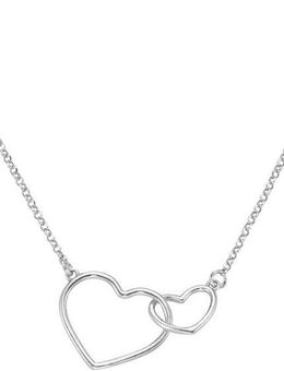 Firetti Kette mit Anhänger Schmuck Geschenk Silber 925 Halsschmuck Halskette Silberkette Herzen