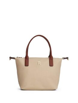 Tommy Hilfiger Tragetasche POPETTE MINI TOTE, Damen Umhängetasche, Minibag mit abnehmbarem Riemen