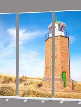 Abschiedsraum dekorieren: Roll-Up Display 3er-Set "Leuchtturm-Sylt“ - 300 x 200 cm - Bestatterbedarf - Hallenzubehör - Trauerhalle - Beerdigung - Wilhelmshaven Zentrum