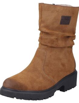 Rieker Winterstiefelette, Winterboots, Profilsohle, slouchy Schaft, mit Innenreißverschluss