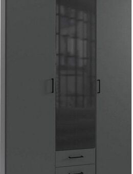 Wimex Drehtürenschrank Soest mit Farbglas-Tür, wahlweise 135 oder 180cm breit