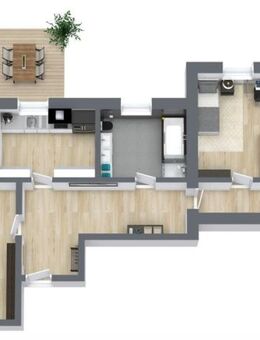 Helle 3-Zimmer-Souterrain-Wohnung mit privater Terrasse und Stellplätzen in ruhiger Lage! - Laaber