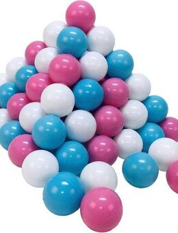 Knorrtoys® Bällebad-Bälle 100 Stück, rose/creme/lightblue (100-St), 100 Stück