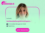 Sachbearbeitung Mietvertragsverwaltung (m/w/d) - Regensburg