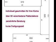 Arbeitsplatte ME 873, U-Küche bis 405 x 60cm + 2x Eckverbindung, über 90 Dekore - Oberhausen