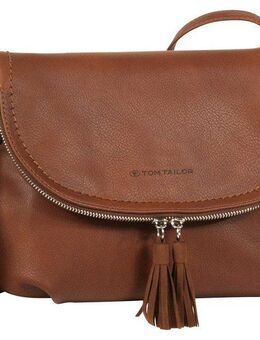 TOM TAILOR Umhängetasche LARY, Crossbody Bag mit modischen Quasten am Zipper