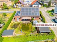IMMOBERLIN.DE - Fantastisches Einfamilienhaus mit Südgarten, Sonnenterrassen + sehr guter Energiebilanz in ländlicher Lage - Zossen Zentrum