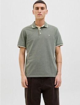 Jack & Jones Poloshirt JJEPAULOS POLO SS NOOS mit Logo Stickerei