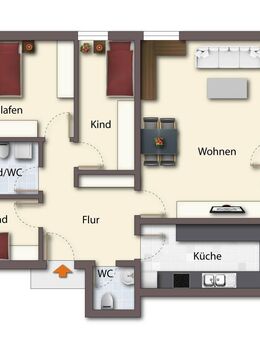 4-Zimmer-Wohnung -saniert- - Riedlingen