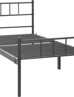 OTTO home Metallbett Amrum Bett Bettgestell Bettrahmen Einzelbett Doppelbett Stahlbett (2m Länge und in 4 Breiten wählbar - 90, 140, 160, 180 cm), Schlafzimmerbett inkl. 26 Lattenroste zum Schutz der Matratze