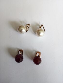 2 paar Ohrclips Modeschmuck - Essen