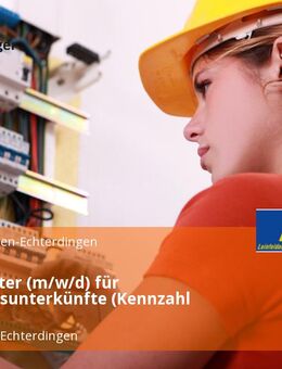 Hausmeister (m/w/d) für Flüchtlingsunterkünfte (Kennzahl 50107) - Leinfelden-Echterdingen