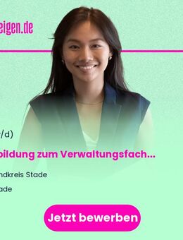 Ausbildung zum Verwaltungsfachangestellten (m/w/d) Fachrichtung Landes- und Kommunalverwaltung - Stade (Hansestadt)