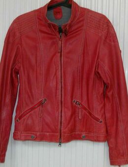 Damen Lederjacke Gypsy Größe L rot mit Reißverschluss - NEUWERTIG - Altenberge