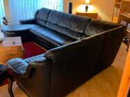 LEDER-SOFA SCHWARZ - Seelze