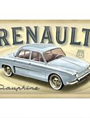 Schöner Renault Dauphine Blechschild Oldtimer Pkw 20x30 cm in 80331