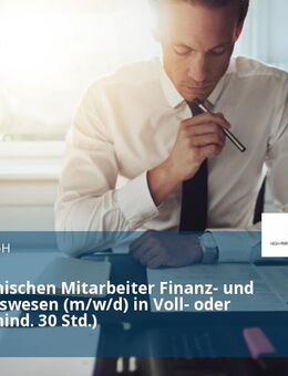 Kaufmännischen Mitarbeiter Finanz- und Rechnungswesen (m/w/d) in Voll- oder Teilzeit (mind. 30 Std.) - Essen