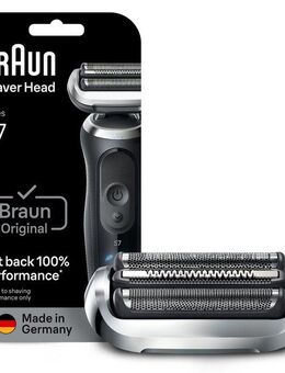 Braun Ersatzscherkopf Series 7 74S, Kompatibel mit Braun Series 7 Rasierern der Generation 70, 71 und 72