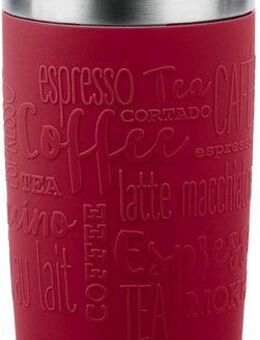 Emsa Thermobecher Travel Mug Classic, mit 360°-Trinköffnung, Edelstahl, Kunststoff, Silikon, 4h heiß, 8h kalt - 360 ml / 6h heiß, 12h kalt - 500 ml, 100% dicht