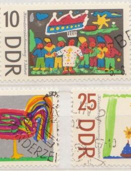 DDR_Briefmarken_DDR_Kinderzeichnungen-6+7_Jahre (1)  [377] - Hamburg