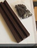 Rollweg für den Garten 2x 1,28 Meter * Kunststoff braun Neu in 69469
