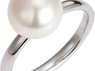 Adriana Perlenring Schmuck Geschenk Silber 925 Fingerring Ring Genua, G10-94, Made in Germany - mit Süßwasserzuchtperle