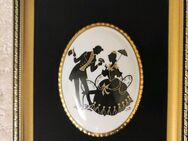 Drei Silhouetten Bilder auf Porzellan - gerahmt / VB 94,90 € - Berlin