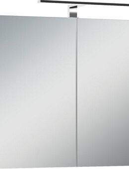 byLIVING Spiegelschrank Spree Breite 70 cm, 2-türig, mit LED Beleuchtung und Schalter-/Steckdosenbox