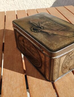 Antik ca. 100 Jahre 1925-1930 sehr alte Blechdose EDUSCHO Kaffee - Leipzig