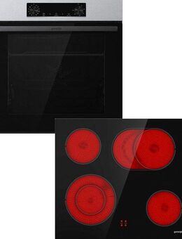 GORENJE Backofen-Set Pacific Backofen-Set Basic 2021, mit 1-fach-Teleskopauszug, Aqua Clean, Pizzafunktion mit 300 °C – perfekt für Pizza, Focaccia und mehr!