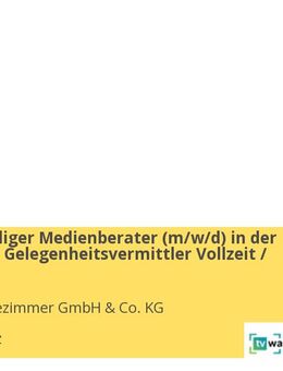 Selbstständiger Medienberater (m/w/d) in der Schweiz als Gelegenheitsvermittler Vollzeit / Teilzeit - Konstanz