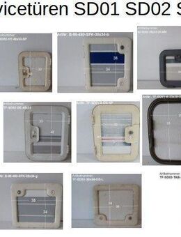 Serviceklappen für Wohnwagen Oldtimer/Youngtimer caravanpartner - Schotten Zentrum