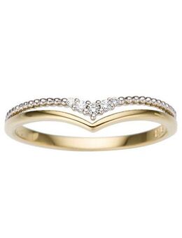 Firetti Diamantring Schmuck Geschenk Gold 333 Damenring Goldring Diamant, mit Brillanten