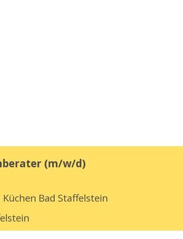Küchenfachberater (m/w/d) - Bad Staffelstein