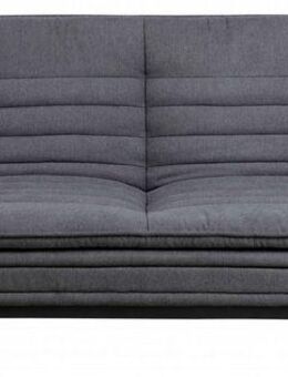 ACTONA GROUP Schlafsofa VANBY Couch, Gästebett, Liegesofa mit Microfaserbezug, Schlaffunktion, Bettsofa, Grau, Stoff, Stahl, Click & Clack-Funktion, Breite: 196 cm