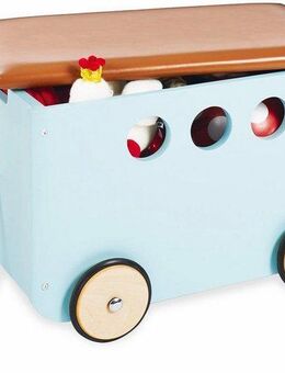 Pinolino® Truhe Jim, mit 4 Rollen und Zugseil