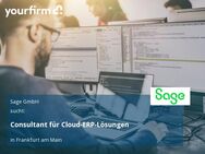 Consultant für Cloud-ERP-Lösungen - Frankfurt (Main)