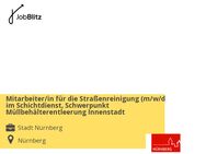 Mitarbeiter/in für die Straßenreinigung (m/w/d) im Schichtdienst, Schwerpunkt Müllbehälterentleerung Innenstadt - Nürnberg