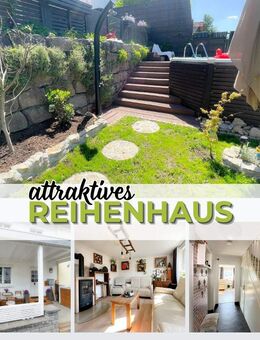WOHNEN AUF DER SONNENSEITE: Gepflegtes Reihenhaus mit tollem Garten und Pool - Künzelsau