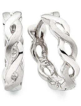 Bruno Banani Paar Creolen Schmuck Geschenk Silber 925 Ohrschmuck Ohrringe
