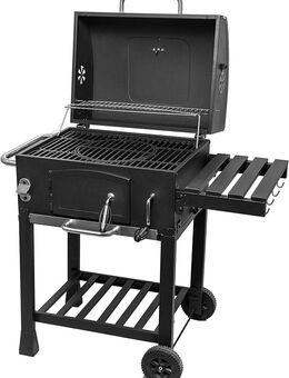 ACTIVA Gusseisen Grillwagen Angular, Schwarz, Holzkohlegrill - Waiblingen