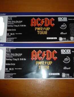 2x AC/DC Tickets 17.08.2025 Golden Circle Karlsruhe - Stuttgart