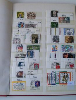 Briefmarken, Bund, Ecken, gestempelt 1980-2000 - Erftstadt