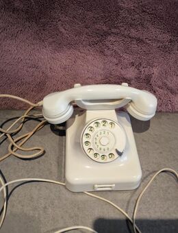 Post Telefon weiß Elfenbeinfarbe W48 oT Original Anschlussdose Retro Vintage - Sengenthal