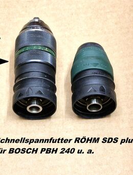 Schnellspannfutter RÖHM SDS plus 1/16 - 1/2 1,5 - 13 für BOSCH - Bürstadt