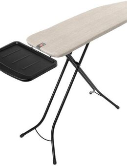 Brabantia Bügelbrett Bügeltisch B, 124 x 38 cm, Dst-Ablage Solide, Bügelfläche 124x38 cm, Fairtrade-zertifiziert