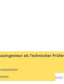 Architekt/Bauingenieur als Technischer Prüfer (m/w/d) - Kornwestheim