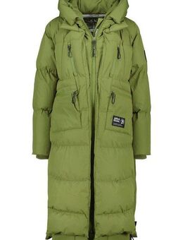 Alife & Kickin Winterjacke Damen RihannaAK A Langer, warmer Wintermantel mit großer Kapuze und Fleece Innenfutter